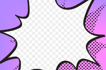 PNG comic explosion effect frame sticker,… | Free stock illustration | High Resolution graphic