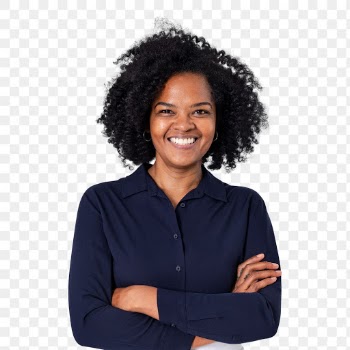 Png Confident African businesswoman mockup… | Free stock illustration | High Resolution graphic
