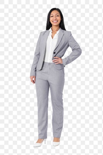 Png Confident Asian businesswoman mockup full… | Free stock illustration | High Resolution graphic