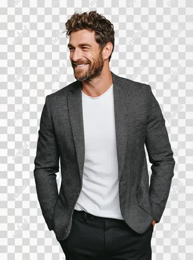 PNG Confident Mature Businessman in Formal Attire PNG Confident Mature Businessman in Formal Attire