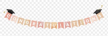 Png congratulations graduation banner clipart, | Free PNG - rawpixel