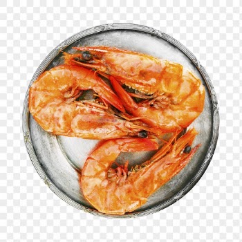 Png cooked whole prawn sticker, | Free PNG - rawpixel