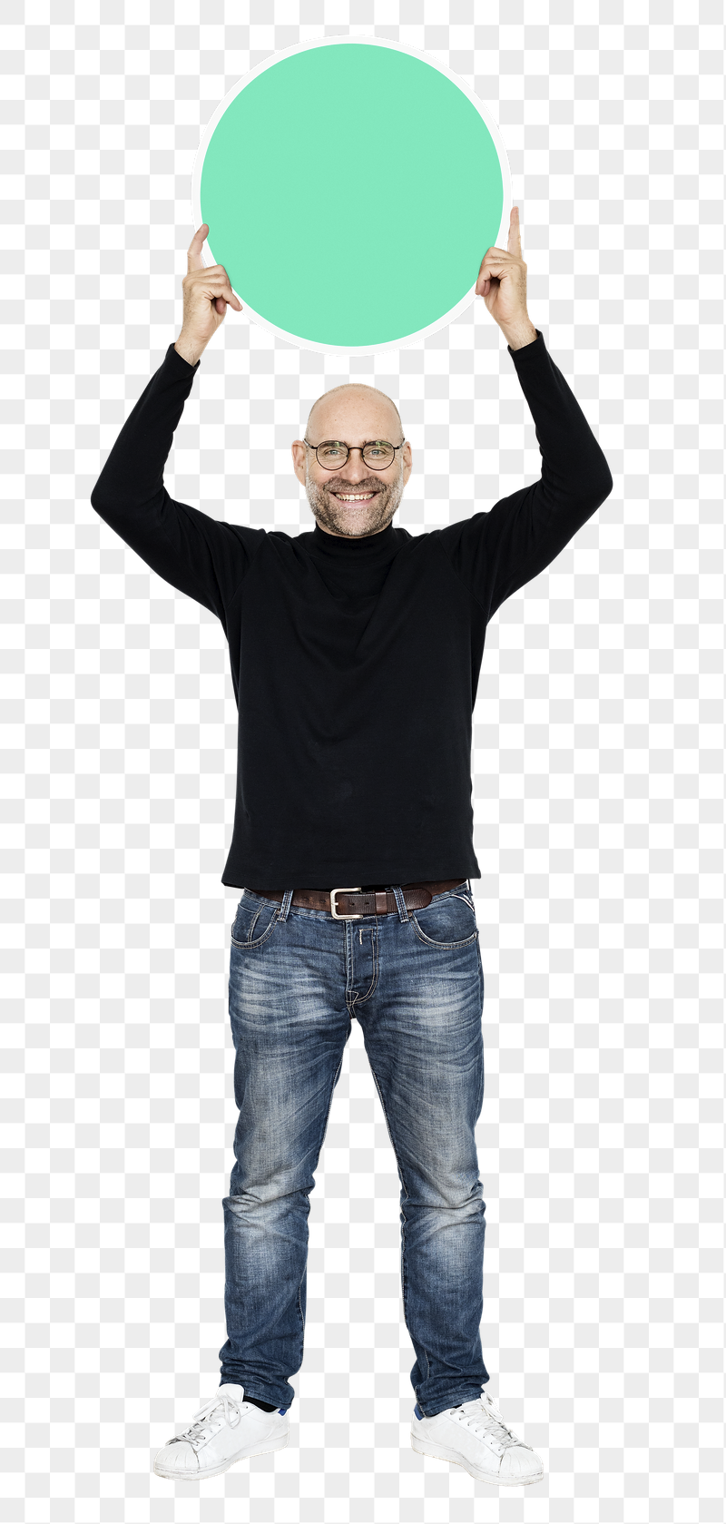 Png Cool entrepreneur holding blank | Free PNG - rawpixel