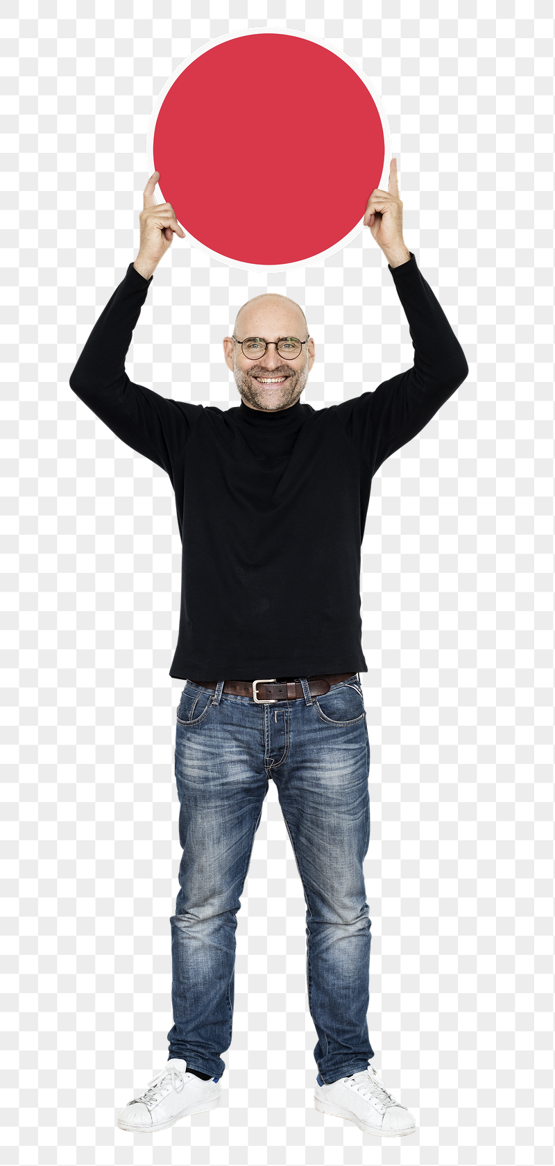 Png Cool entrepreneur holding blank | Free PNG - rawpixel