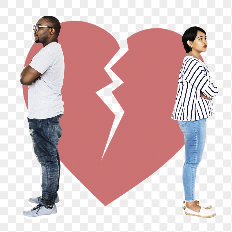 Png Couple breaking up ad | Free PNG - rawpixel