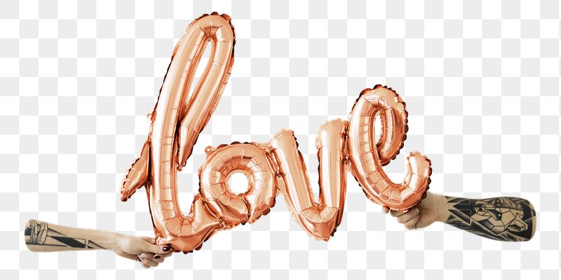 Png couple holding love balloon, | Free PNG - rawpixel