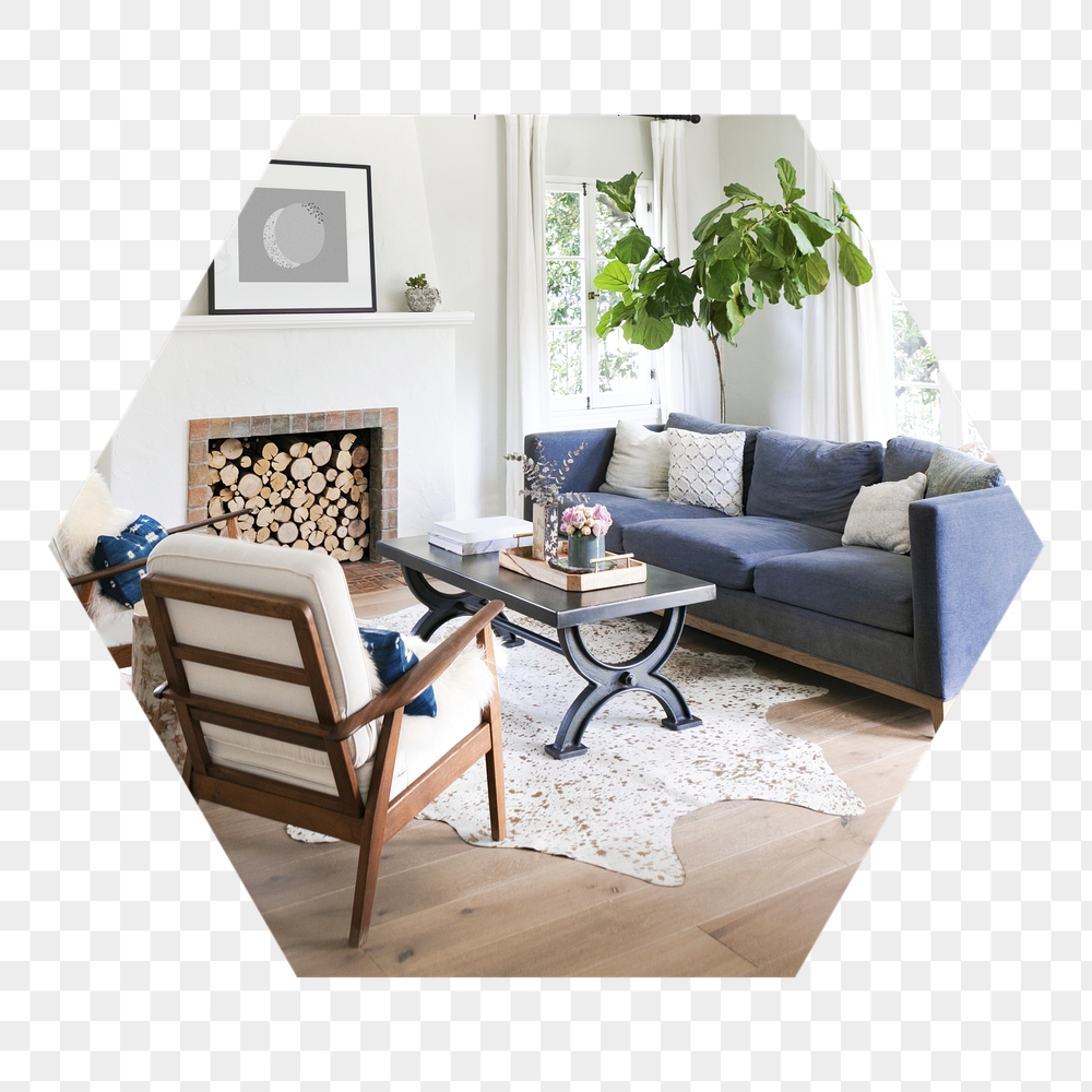 Png cozy living room badge | Free PNG - rawpixel
