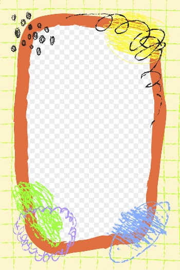 Png crayon doodle kids frame, | Free PNG - rawpixel