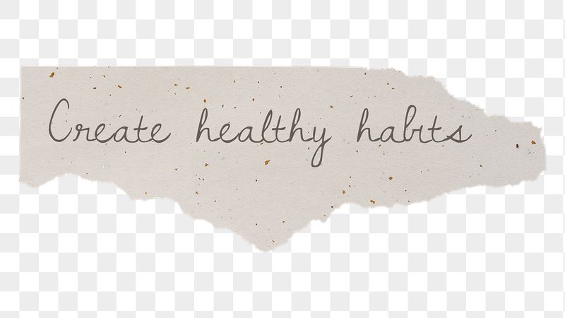 PNG create healthy habits, aesthetic | Free PNG - rawpixel