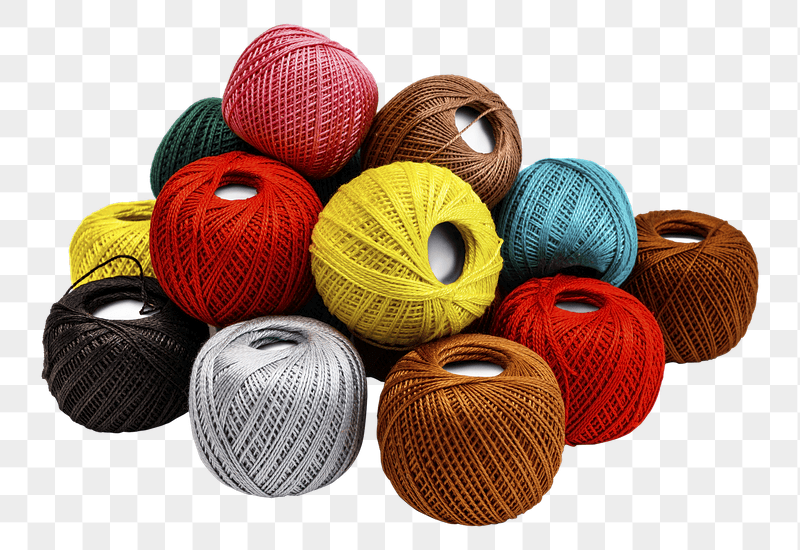PNG crochet yarn balls sticker, | Free PNG - rawpixel