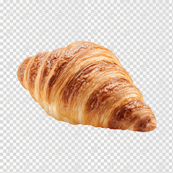 PNG Croissant on Transparent Background