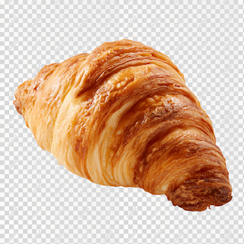 PNG Croissant on Transparent Background