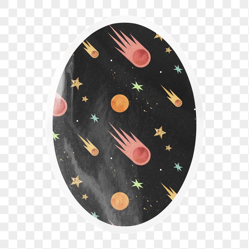 PNG cute meteorite pattern, printable | Free PNG - rawpixel