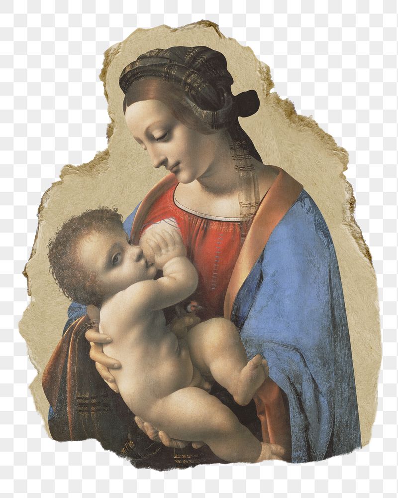 Png da Vinci's Madonna Litta | Free PNG - rawpixel