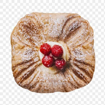 Png Danish pastry bread sticker, | Free PNG - rawpixel