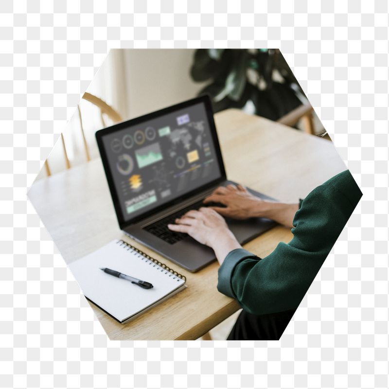 Png data analysis working on laptop | Free PNG - rawpixel