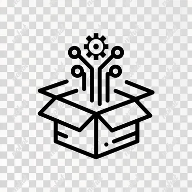 PNG Data Input with AI Applications Vector Icon PNG Data Input with AI Applications Vector Icon