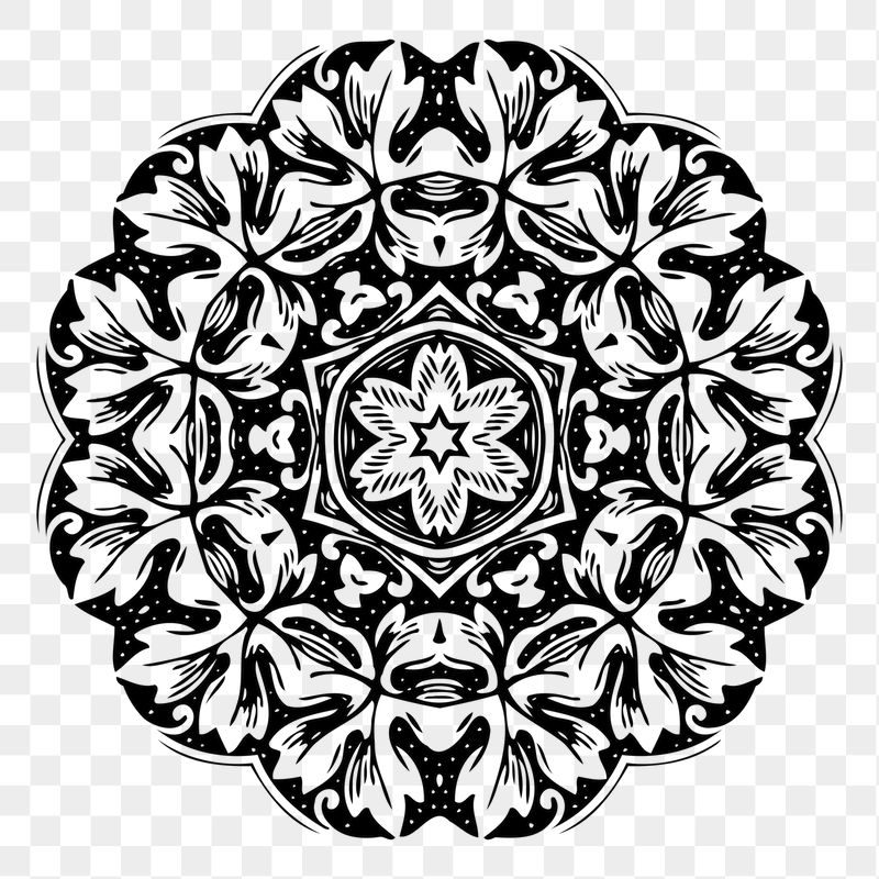 PNG decorative mandala decoration sticker | Free PNG - rawpixel