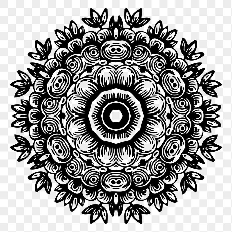 PNG decorative mandala decoration sticker | Free PNG - rawpixel