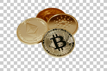 PNG Digital Cryptocurrency Coins