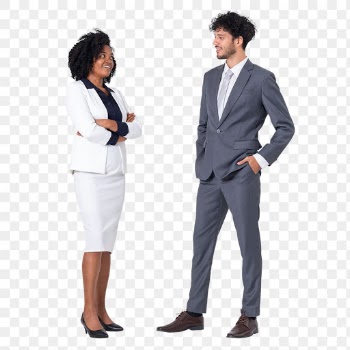 Png Diverse business people mockup full body… | Free stock illustration | High Resolution graphic
