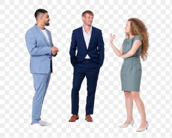 Png Diverse business people mockup group… | Free stock illustration | High Resolution graphic