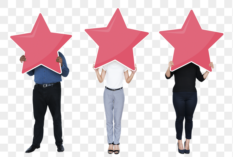 Png Diverse businesspeople showing star | Free PNG - rawpixel