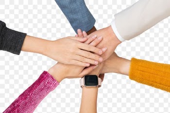 Png Diverse hands united mockup in teamwork… | Free stock illustration | High Resolution graphic