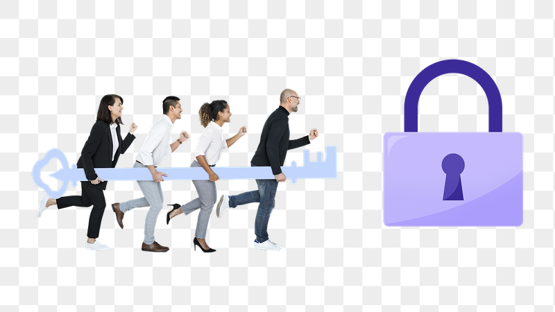 Png Diverse people carrying key | Free PNG - rawpixel