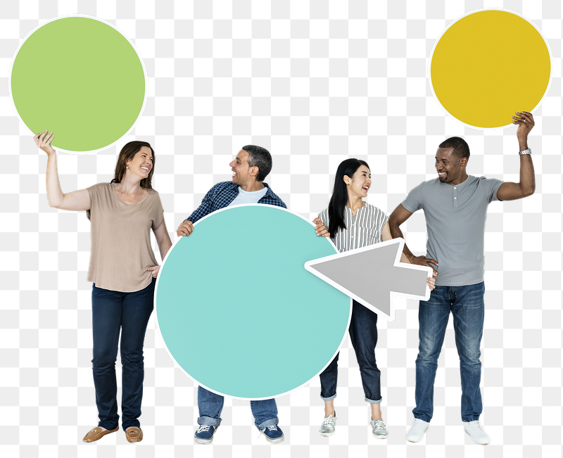 Png Diverse people holding colorful | Free PNG - rawpixel