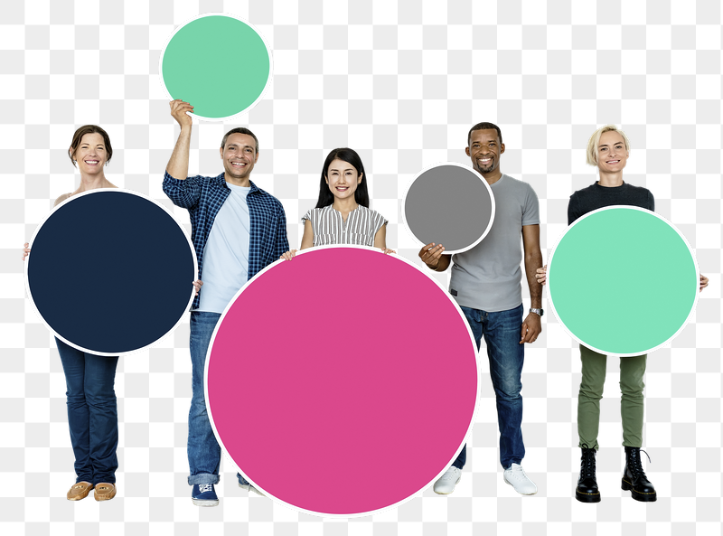 Png Diverse people holding colorful | Free PNG - rawpixel