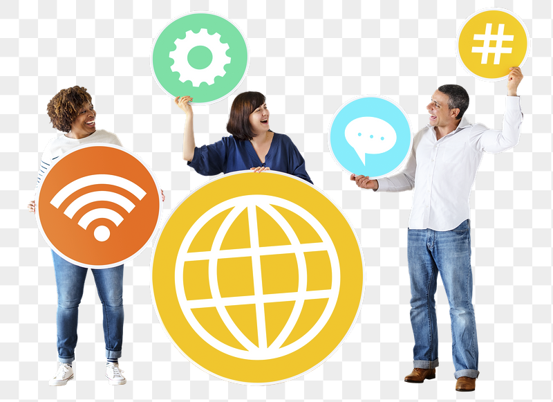 Png Diverse people social media, | Free PNG - rawpixel