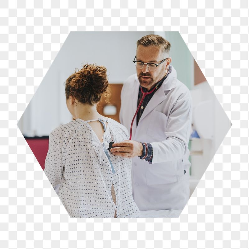 Png doctor diagnosing patient badge | Free PNG - rawpixel