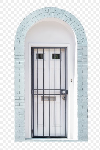 PNG door with metal bars, | Free PNG - rawpixel