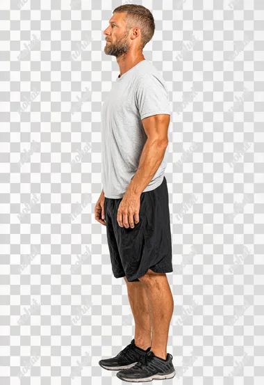 PNG Dynamic Sporty Male Profile
