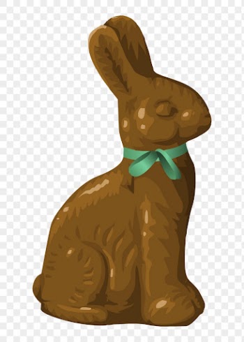 PNG Easter bunny chocolate sticker, | Free PNG - rawpixel
