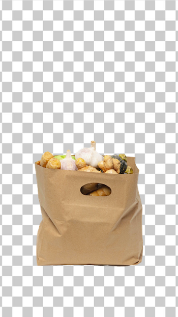 PNG Eco-Friendly Grocery Bag Full of Fresh Produce