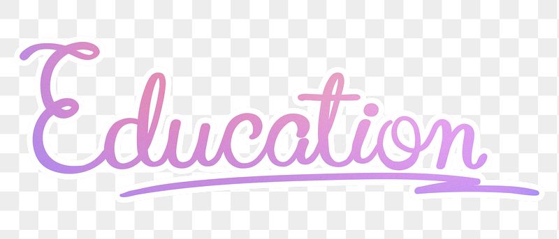 PNG education sticker, aesthetic pink | Free PNG - rawpixel