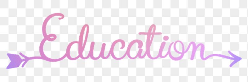 PNG education sticker, aesthetic pink | Free PNG - rawpixel