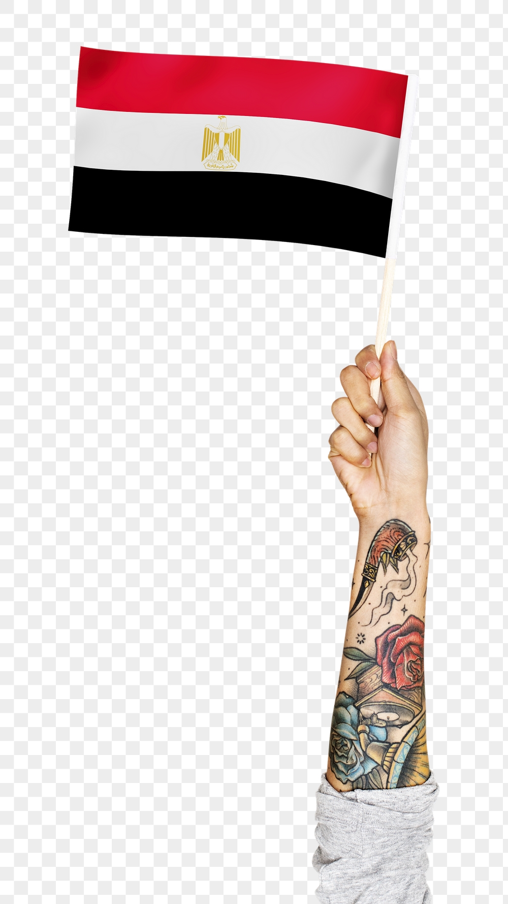 Png Egypt's flag, tattooed hand | Free PNG - rawpixel