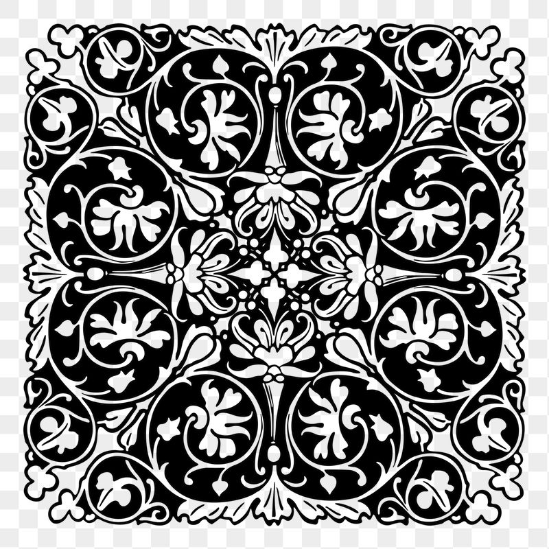 PNG elegant square decorative sticker | Free PNG - rawpixel