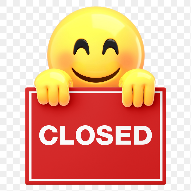 Png emoji holding closed sign | Free PNG - rawpixel