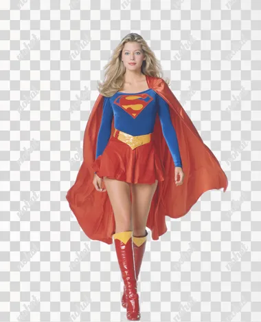 PNG Empowered Supergirl Movie Poster PNG Empowered Supergirl Movie Poster