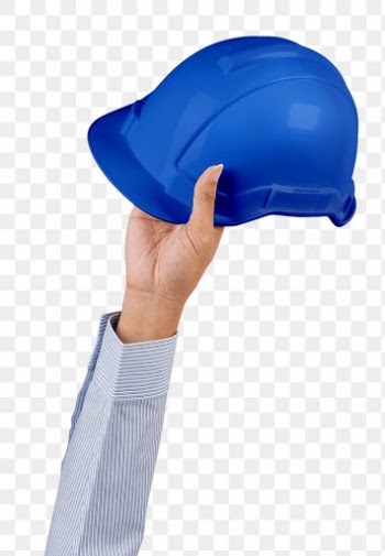 Png Engineer hard hat mockup held by a hand… | Free stock illustration | High Resolution graphic