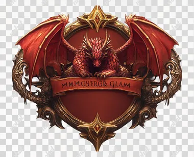 PNG Epic Fantasy MMORPG Game Logo Design PNG Epic Fantasy MMORPG Game Logo Design