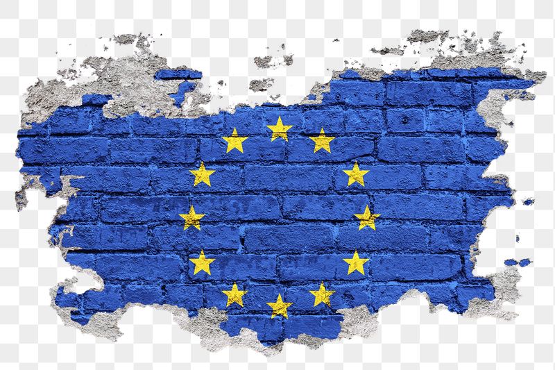 Png EU flag brick wall | Free PNG - rawpixel