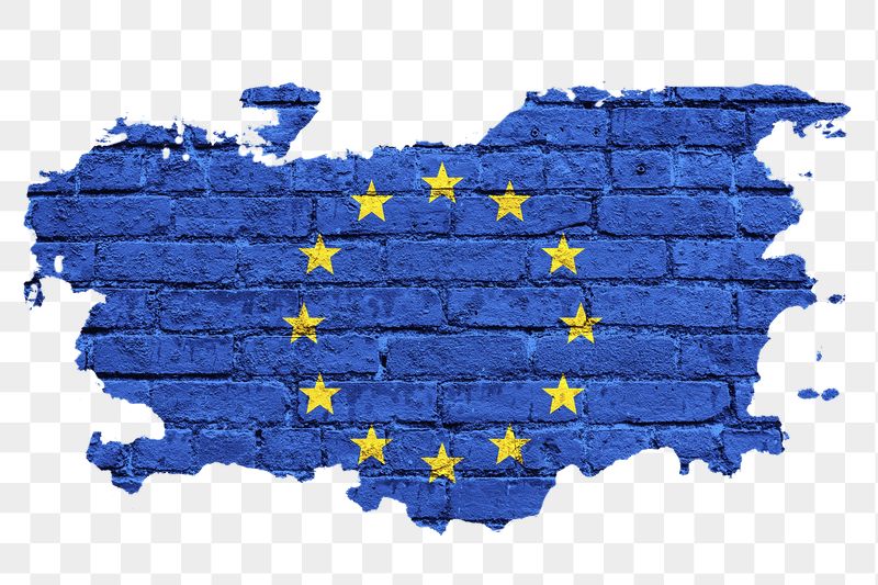 Png EU flag brick wall | Free PNG - rawpixel