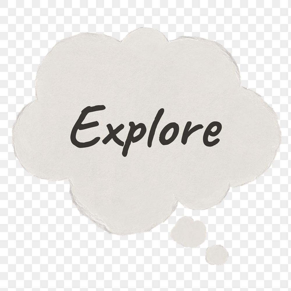 Png explore speech bubble, paper | Free PNG - rawpixel