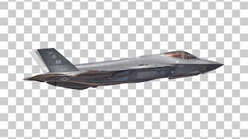 PNG F-35 Lightning II Stealth Fighter Jet in Flight