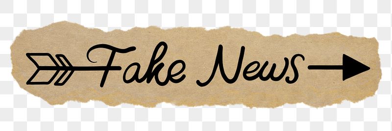 PNG fake news word, black | Free PNG - rawpixel